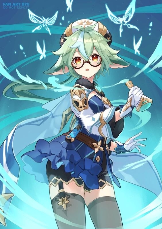 Sucrose , Anime Art, Genshin Impact, Sucrose