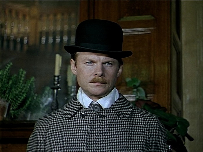 Виталий Соломин в роли Ватсона в телефильме «Шерлок Холмс и доктор Ватсон», 1979 год