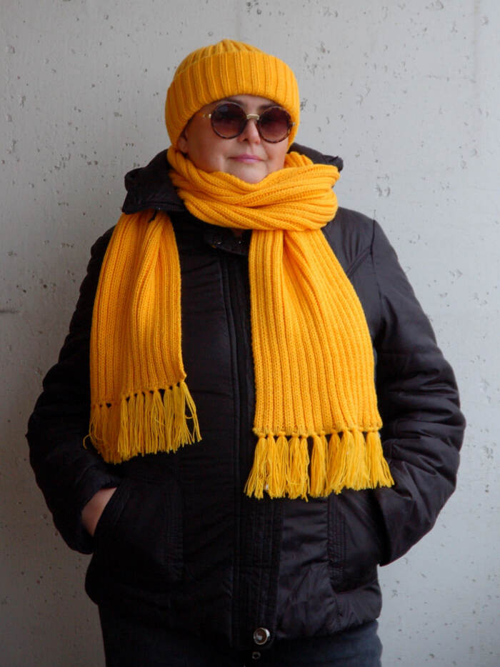 всегда на позитиве. Желтый комплект.