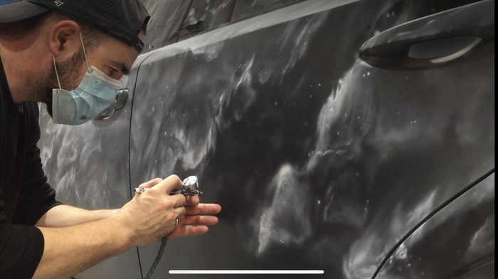 Некоторые из моих работ по аэрографии и росписи стен часть 2 Художник, Аэрография, Акрил, Современное искусство, Длиннопост, Роспись стен