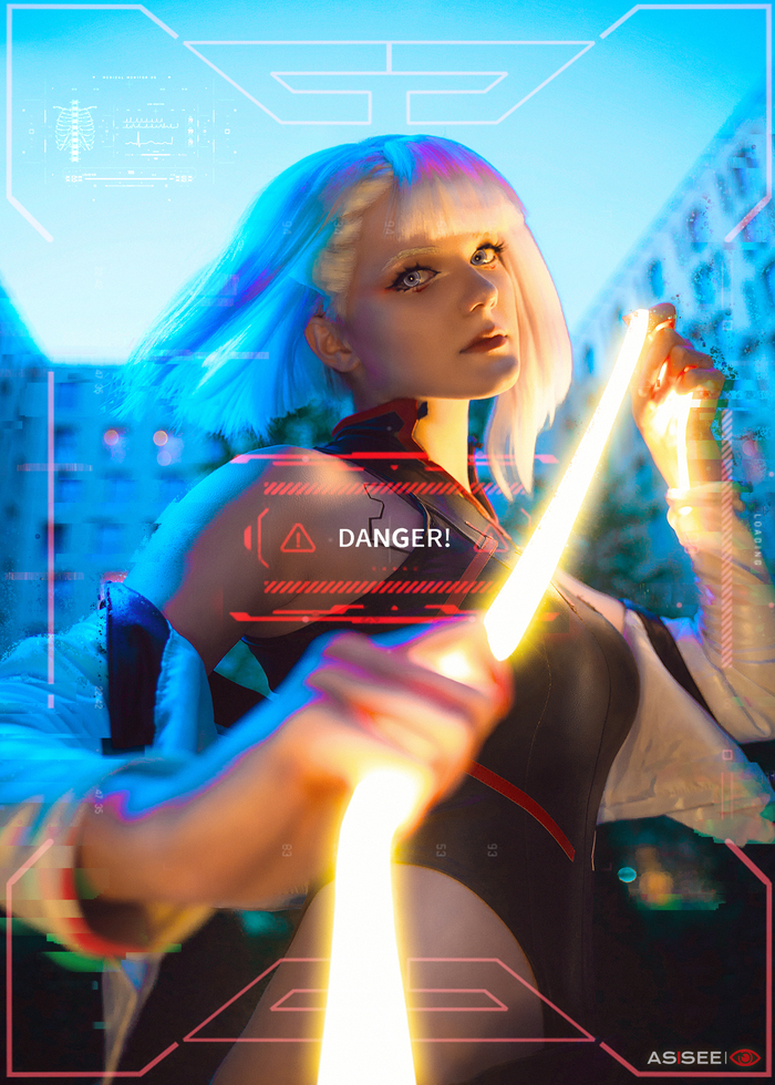 Cosplay Lucy Cyberpunk Edgerunners |         , , Cyberpunk 2077, Cyberpunk: Edgerunners, , Lucy (Edgerunners), , 