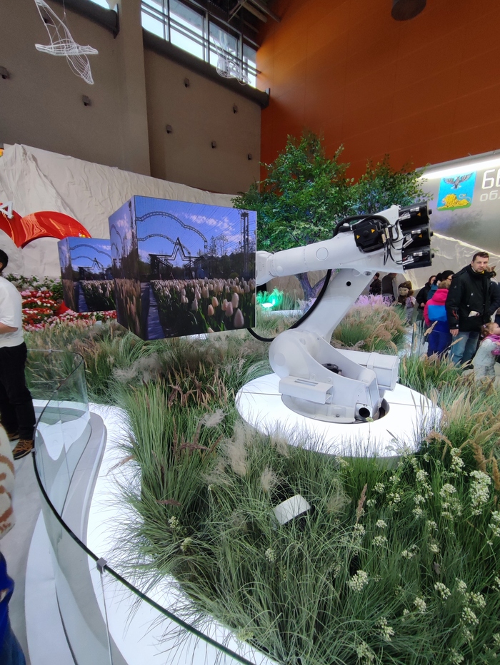 Led-кубы на роборуках из Белгорода в полюшке