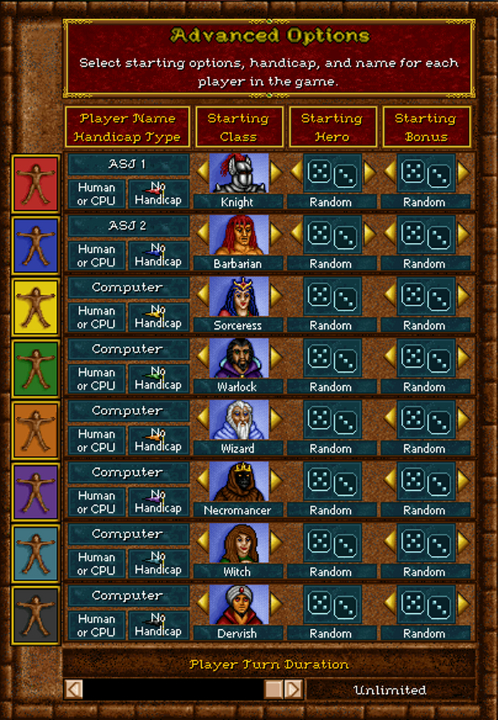 Классы героев в Heroes of Might and Magic III. The Succession Wars