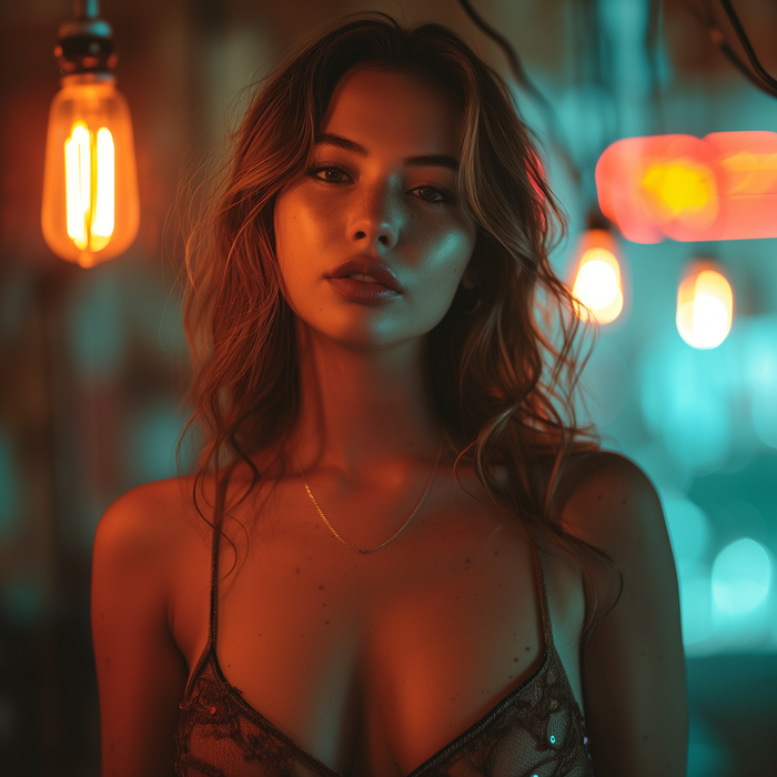 Under the lamps...  ,  , , , , 