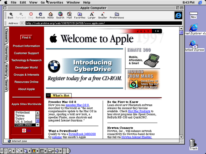 macOS 8, 1997