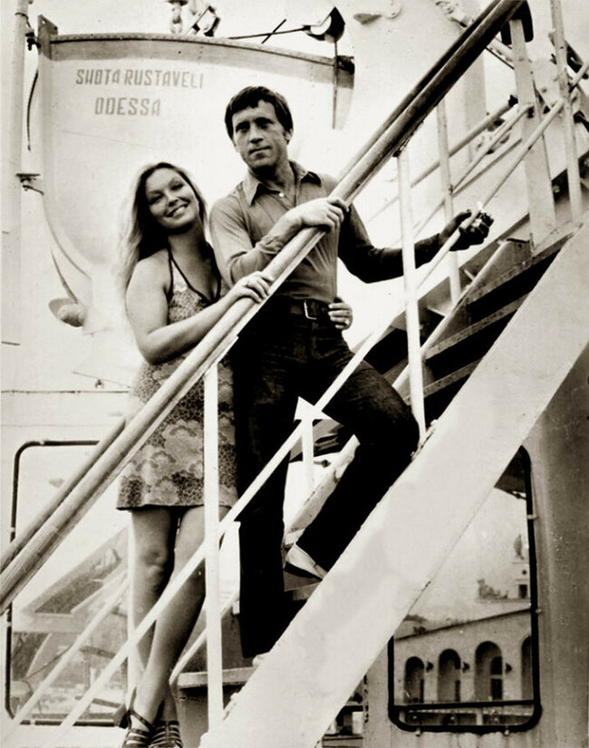 Круиз по Черному морю на т-х Шота Руставели, 1973.