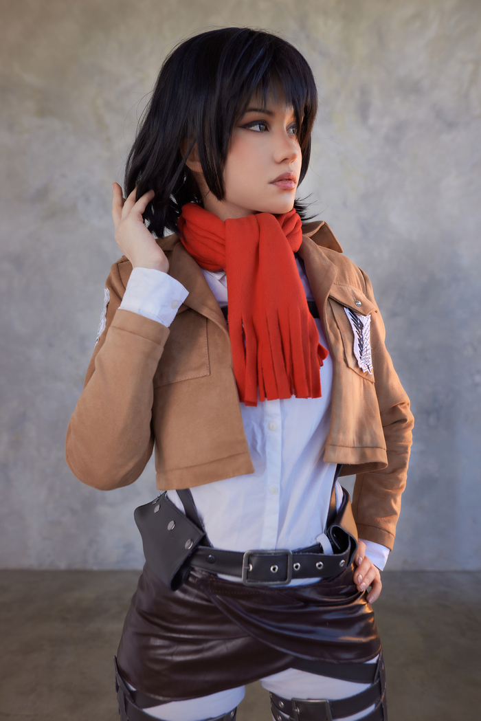 Attack on Titan cosplay by Win_Winry_ , , , , Mikasa Ackerman, Attack on Titan