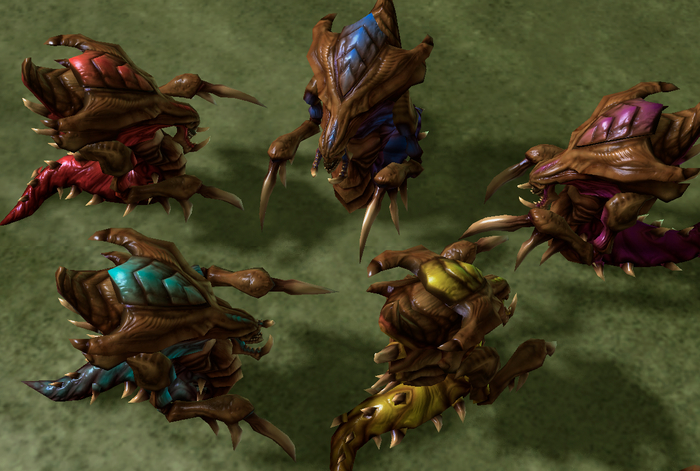 гидралиски в редакторе карт