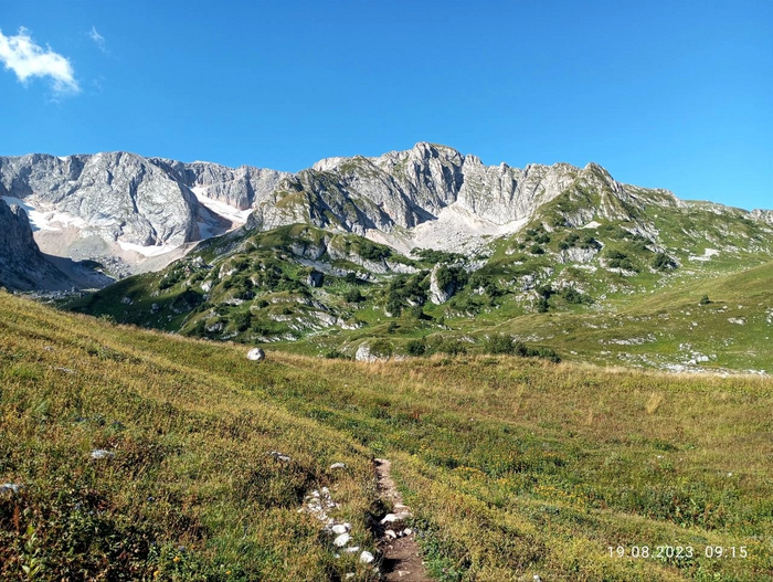 Подход к озеру "Псенодах"