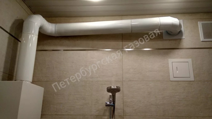 Идеальный вариант того как должно быть. Прочистной карман это дверца которая находится под патрубком колонки на месте его входа в дымоход