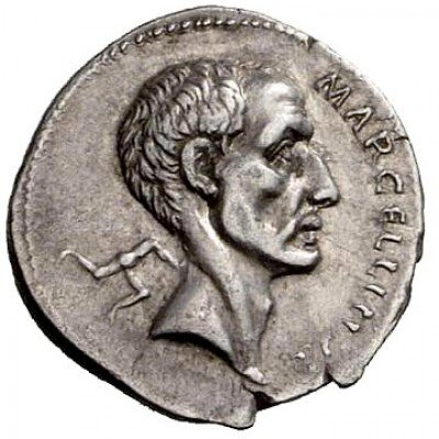 Марк Клавдий Марцелл. Римская монета