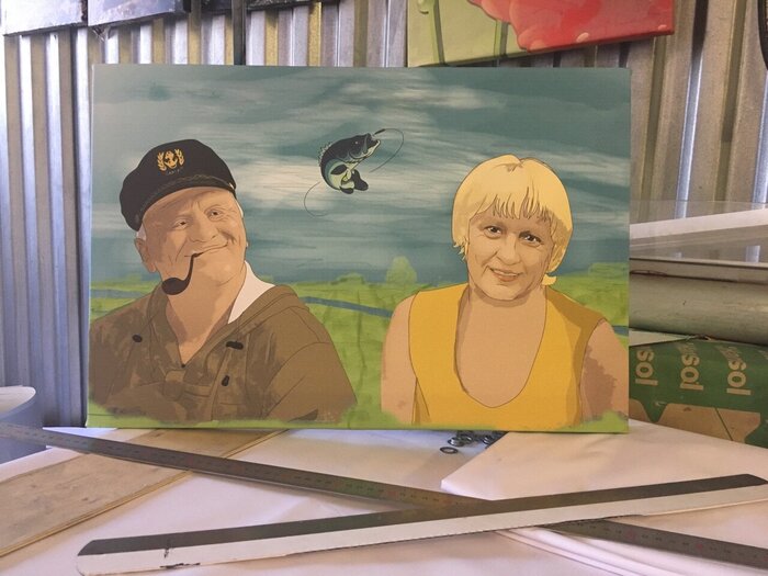 вот так выглядел мой первый напечатанный заказ