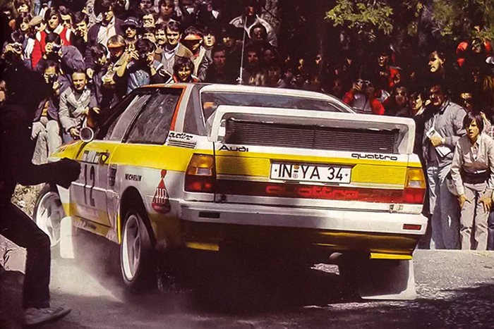  1983  1984        Audi quattro.