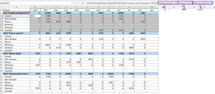 ПОЛУЧИТЬ.ДАННЫЕ.СВОДНОЙ.ТАБЛИЦЫ - что это вообще такое и зачем нужно Таблица, Microsoft Excel, Microsoft office, Длиннопост
