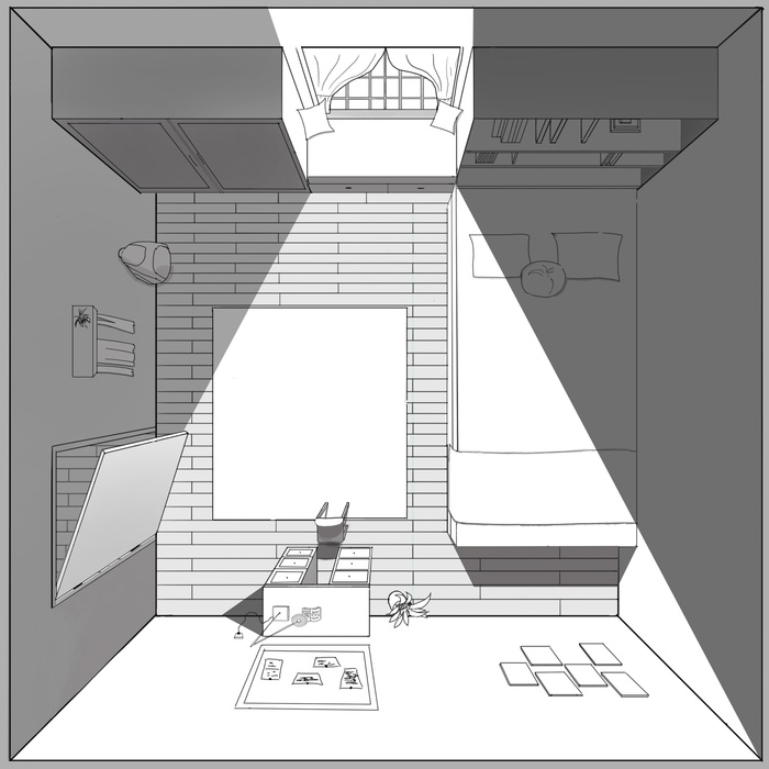 Комната зарисовки