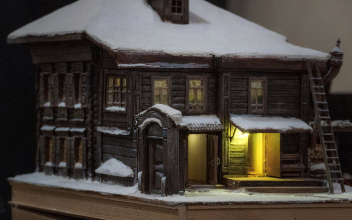 Макет домика с улицы Крупской авторства Александра Кухтерина