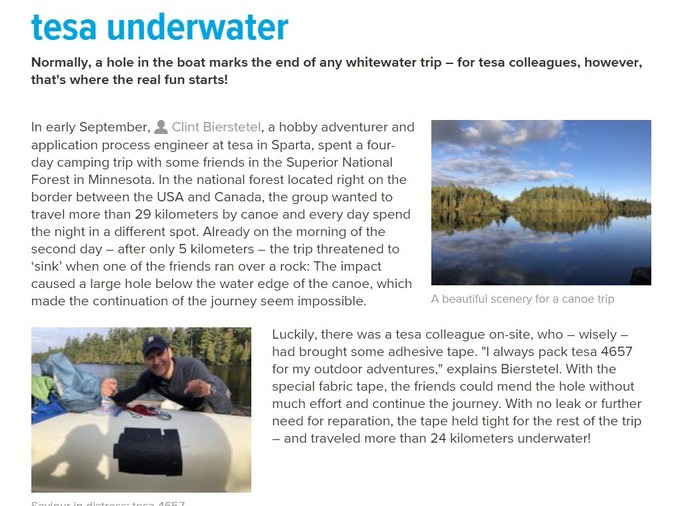 Если кратко, плыл себе немец, плыл на лодке резиновой. Напаролся на камни, заклеил дырку и дальше поплыл. И теперь везде и всюду, таскает с собой Тезу 4657. Отака хуета