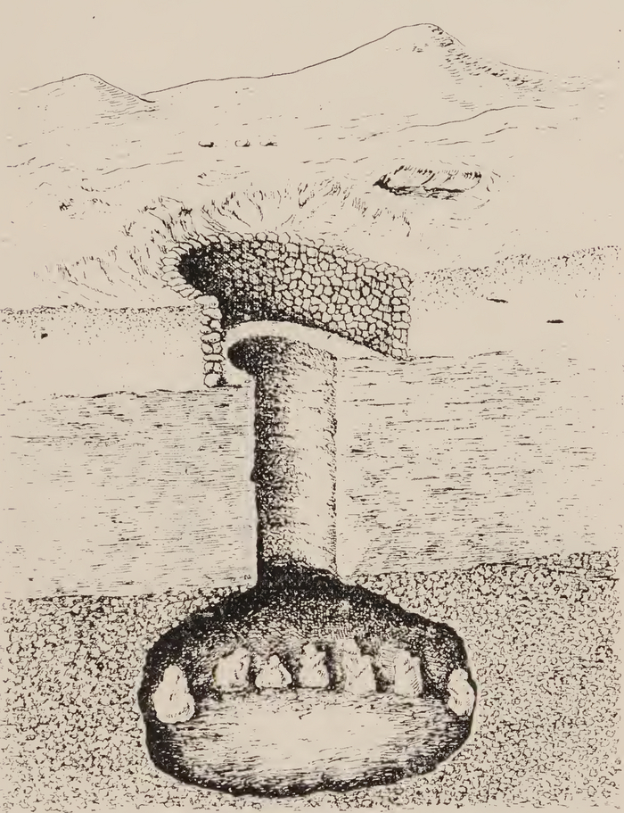 Вертикальный разрез захоронения Паракас / Julio C. Tello, "Antiguo Perú: primera época", 1929, p. 119