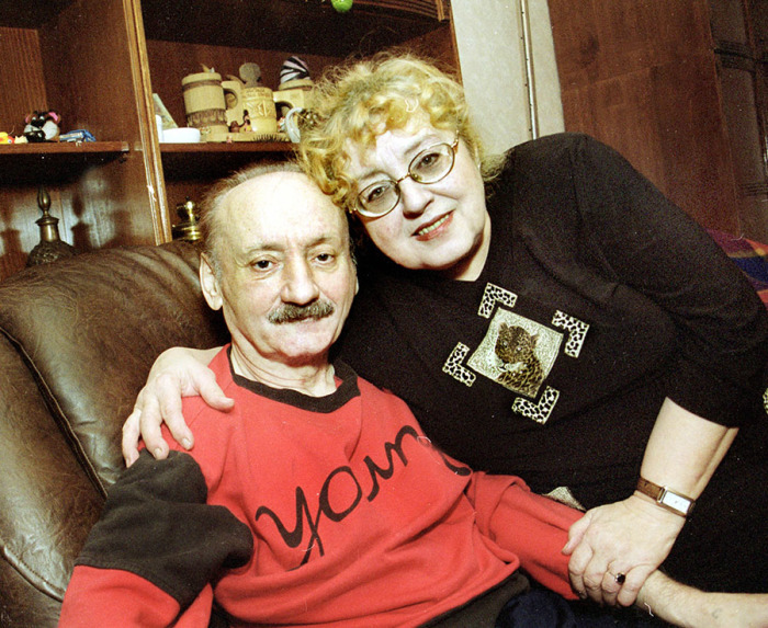 С женой Мариной