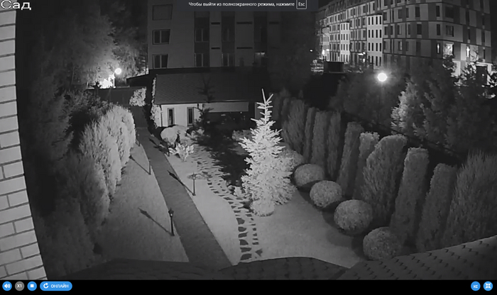 На подсветку внимания не обращайте, эти ИК прожектор ей помогает) реально вещь полезная