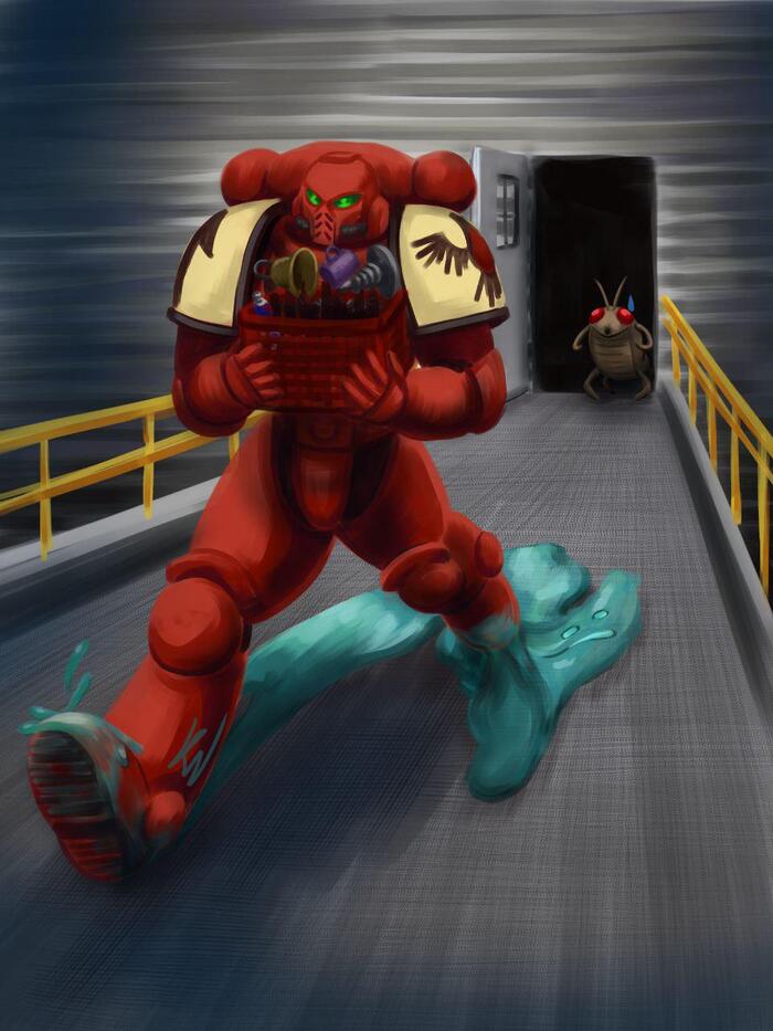 Lethal Company GET LOOTED by the BLOOD RAVENS! ART BY Knyaz Nochi