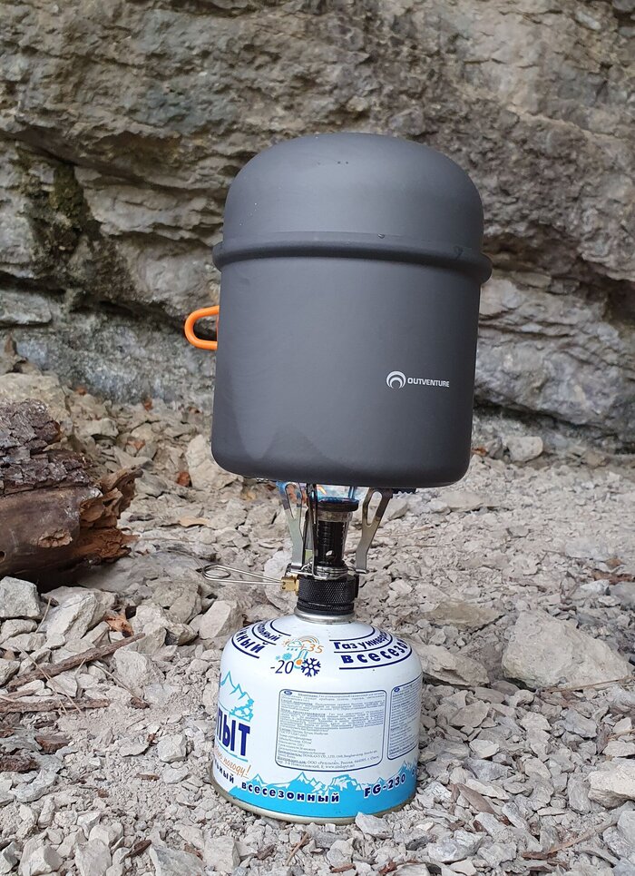 Попить чайку в диком месте очень приятно