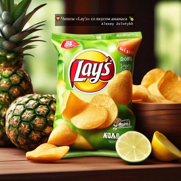 Чипсы «Lay's» со вкусом ананаса