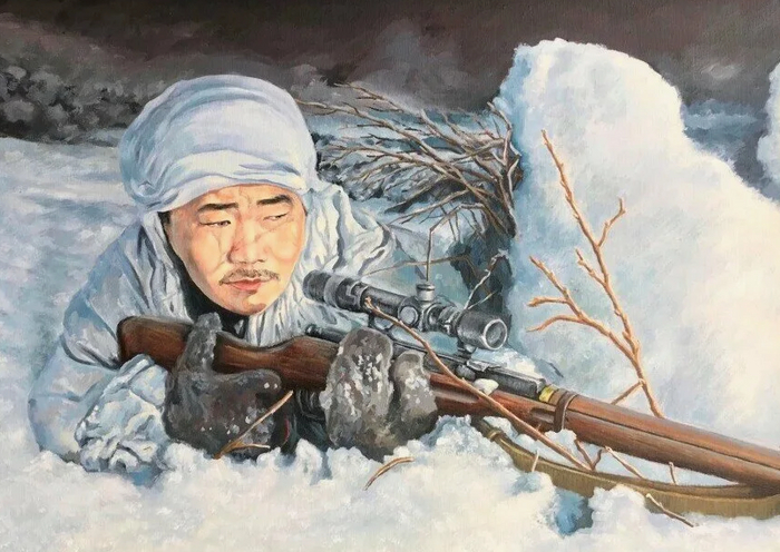 Охлопков на позиции