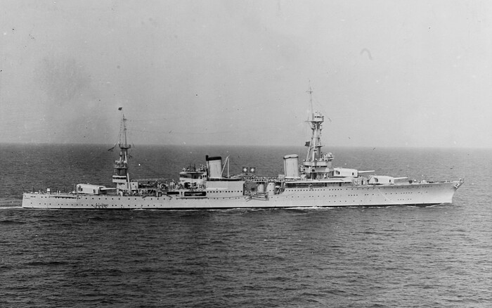 Американский тяжёлый крейсер USS Augusta CA-31