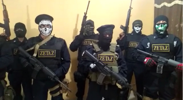 Боевики Cartel Zetas Vieja Escuela(ZVE)