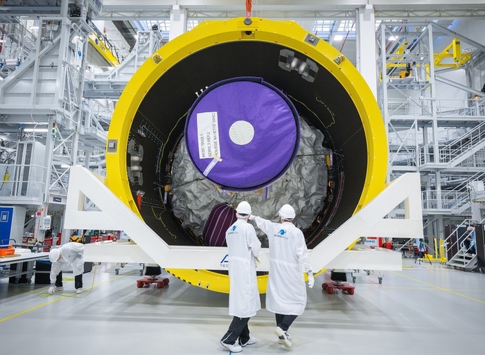 Кормовая часть второй ступени Ariane 6. (Предоставлено ArianeGroup)