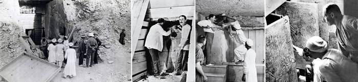 Картер проникает в гробницу Тутанхамона