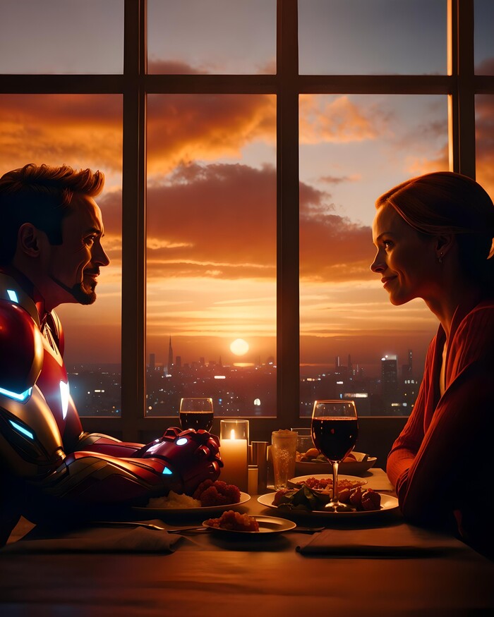 С днём святого Валентина пикабушники) Текст, Арт, Арты нейросетей, Герои, Халк, Marvel, 14 февраля - День святого Валентина, Длиннопост