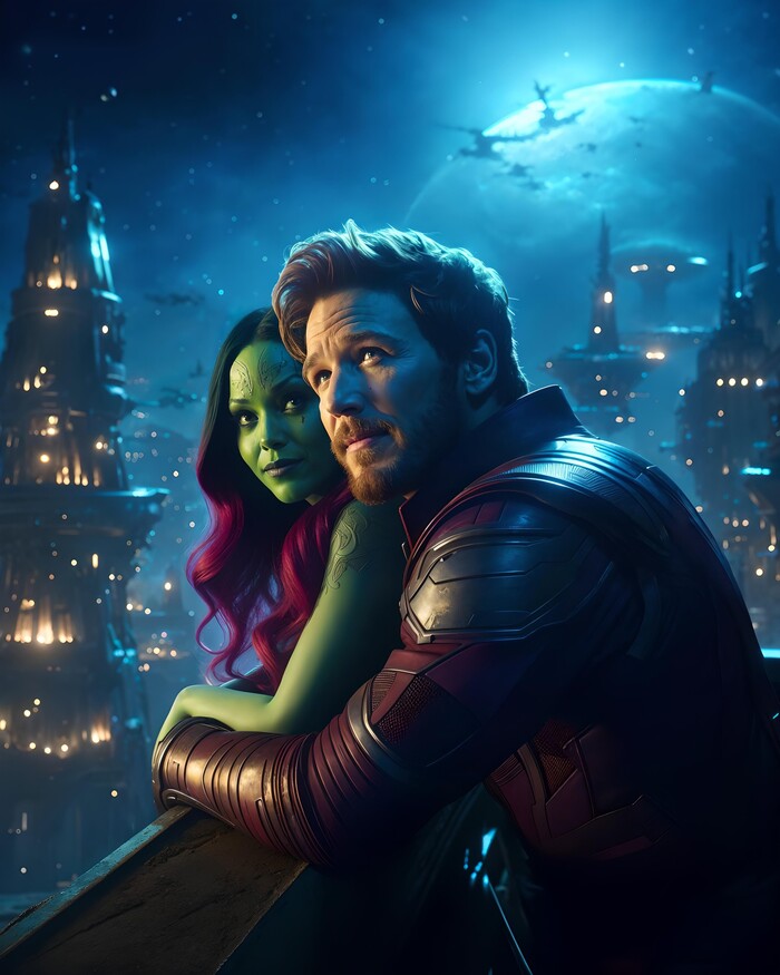 С днём святого Валентина пикабушники) Текст, Арт, Арты нейросетей, Герои, Халк, Marvel, 14 февраля - День святого Валентина, Длиннопост