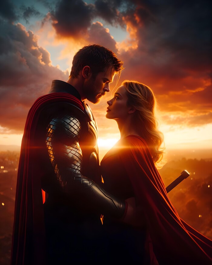 С днём святого Валентина пикабушники) Текст, Арт, Арты нейросетей, Герои, Халк, Marvel, 14 февраля - День святого Валентина, Длиннопост