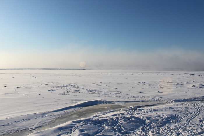В морозный день на Северной Двине Начинающий фотограф, Зима, Фотография, Северная Двина