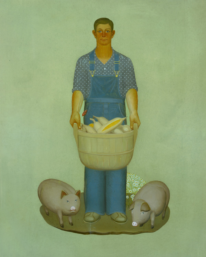 Farmer With Pigs and Corn /      (1932)