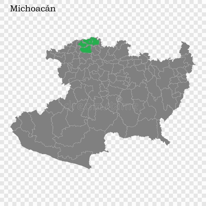 Зеленным отмечены территории Los Guerreros