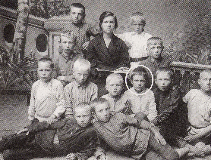 Михаил Пуговкин в детстве