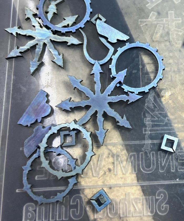 детали после резки электроэрозией