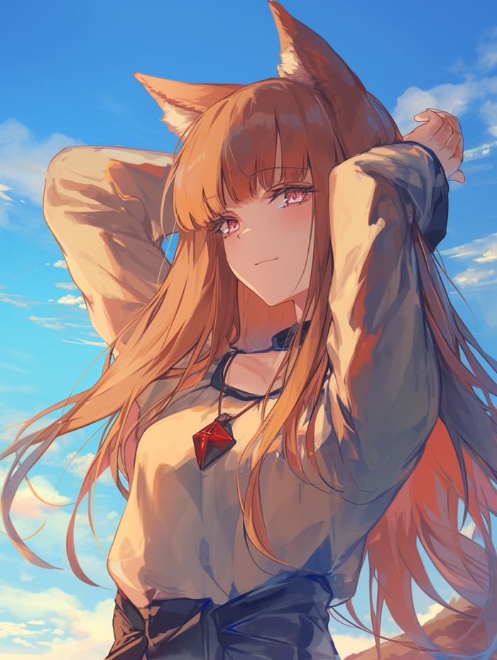      ? Anime Art, , Holo, Spice and Wolf
