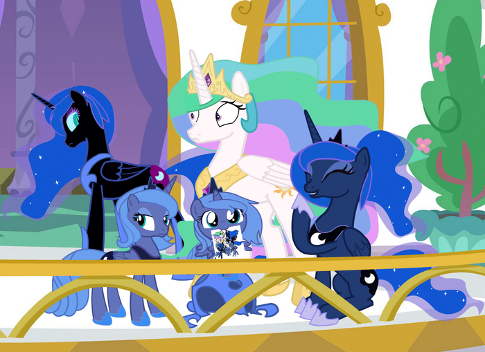  My Little Pony, Princess Celestia, Princess Luna, Nightmare Moon