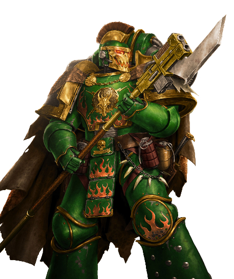 Первый капитан Саламандр Артелл Нумеон. Покойся с миром, брат.