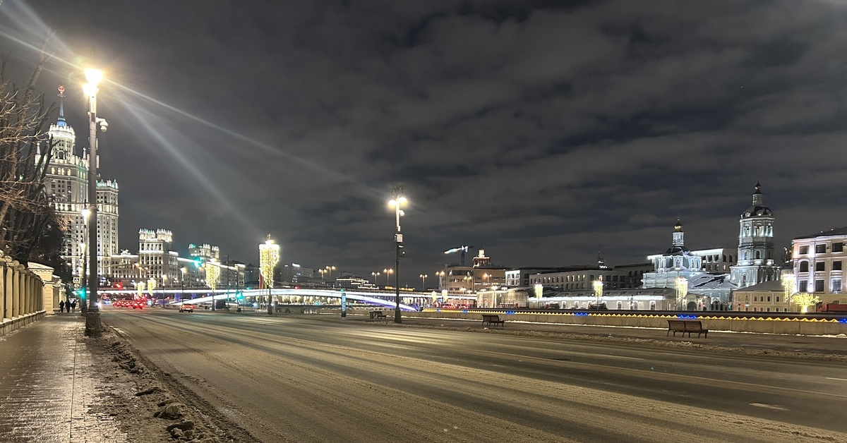 Москва зимой | Пикабу