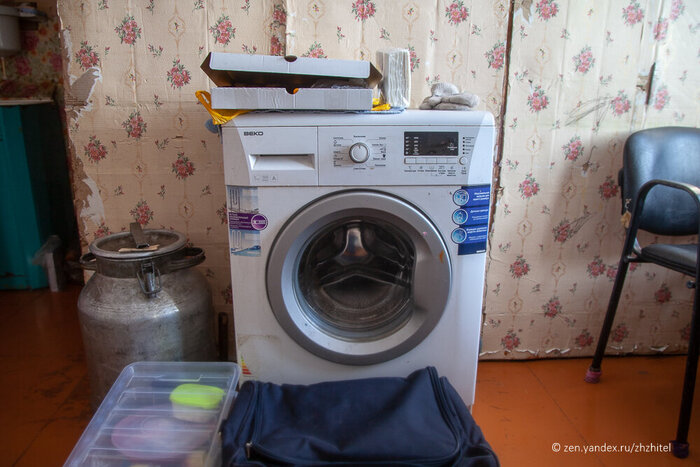 Стиральная машина в доме без водопровода и канализации