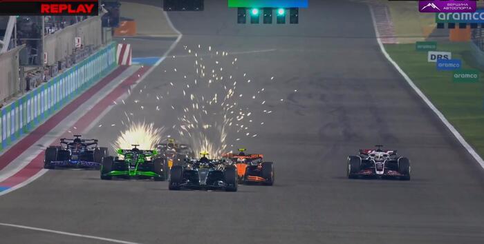 Импровизированный рестарт в конце 2 дня тестов