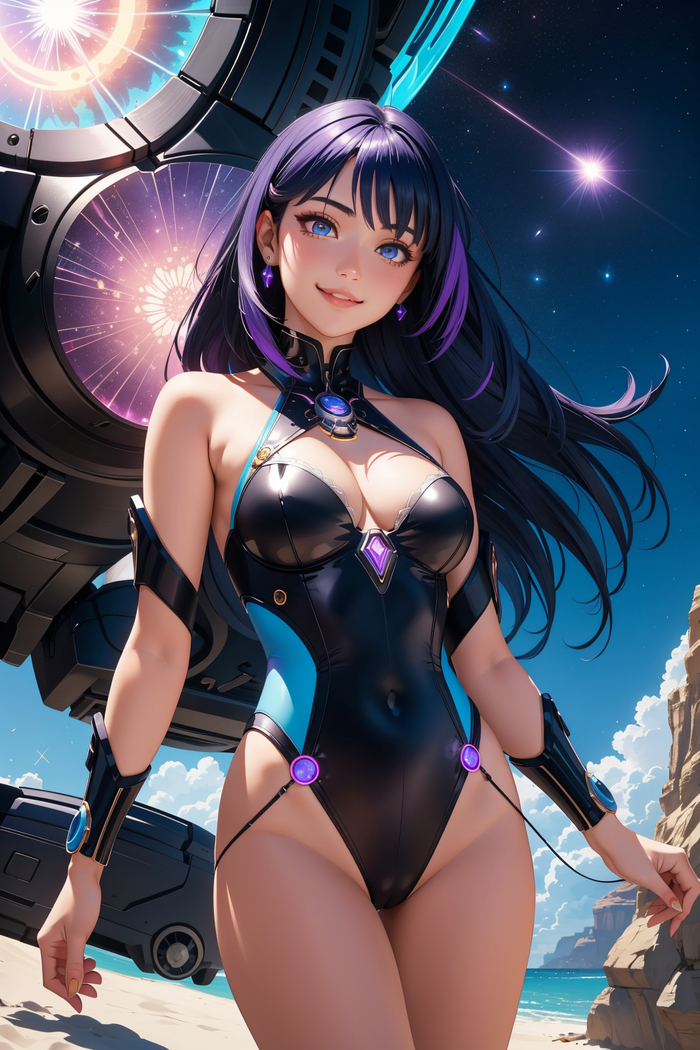 Яркая улыбка