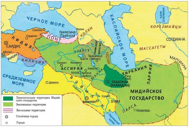 Мидия была первым серьезным государством ариев