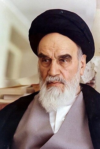 Лицо Хомейни широко известно во всем мире