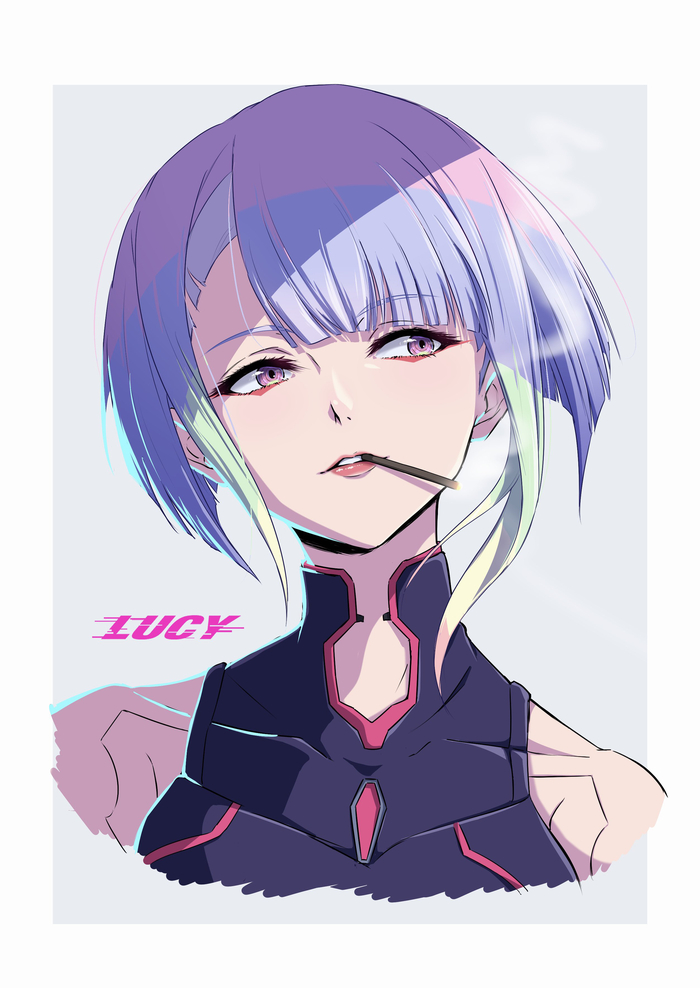 Lucy Anime Art, , , , Lucy (Edgerunners), Cyberpunk: Edgerunners